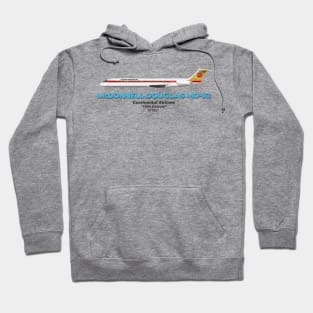 McDonnell Douglas MD-82 - Continental Airlines "1980 Colours" Hoodie